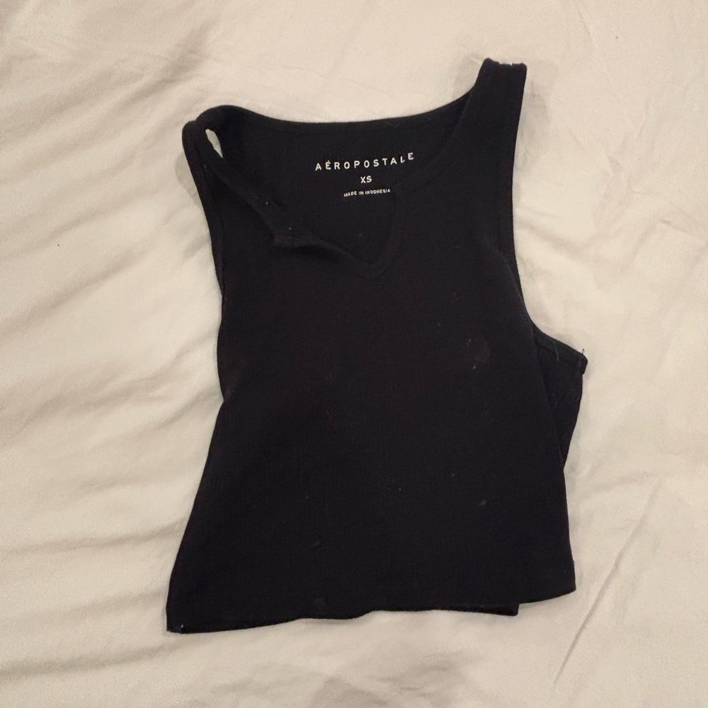 Aeropostale Classic Black Tank Top